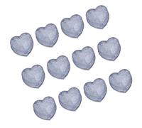 Xanorrg 12pcs Water Activated Heart Shaped Ice Cubes For Party Drink Accessories Beverage Cocktails Decorations Baby Bath Toy Flashing Heart Ice Cubes