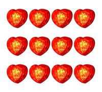 Xanorrg 12pcs Water Activated Heart Shaped Ice Cubes For Party Drink Accessories Beverage Cocktails Decorations Baby Bath Toy Flashing Heart Ice Cubes