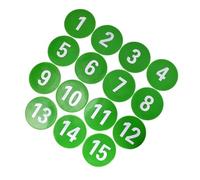 Xanorrg 15Pcs Flat Field Cones For Training Exercise Gym Football Basketball Spots Markers Floor Dots Nonslip Agility Dots Fitness Coordination Markers