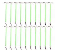 Xanorrg 20Pcs/set 3 Way Rolling Swivels Balance Crosses Line Fishing With Beads Stainless T-Shape Snaps Stainless Steel Lures Line Wire Leader Traces Tube Rigs With Rolling Swivels T-shape