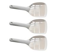 Xanorrg 3pcs Long Handle Cats Litter Scooper Fine Meshes Cats Shovel Hollows Shovel For Easy Cleaning Hollows Out Scooper