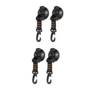 Xanorrg 4pack Heavy Load Sucker Camping Tarps Boats Awnings Strong Power Suction Cup Hook For Efficient Storage Car Roof Awnings Hook