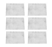 Xanorrg 6Pcs Aquariums Dividers Grids Aquariums EggCrate Light Diffuser Fishtank Divider Filter Bottom Isolation Board FishTank Divider Filter