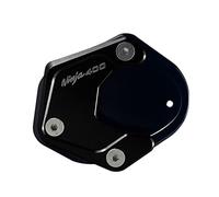 Xanorrg Aluminum Kickstand Extender Foot Side Stand Grip Enlarger Extension Foot Pad Scootor Motorbike For Z400 NINJA400 Kickstand For Mountain Bike Motorcycle Bike Replace Training Attachment