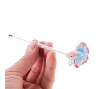 Xanorrg Betta Fish Training Wand with Handheld Imitation Cue, Blue | Handheld Fish-Shaped Cue, Resin Construction, Separate Aquarium Toy Decoration Role Beyond the Training Task
