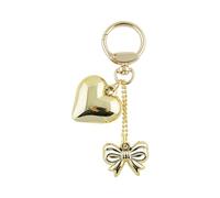 Xanorrg Bowknot Phone Charm Heart Bag Pendant Fashion Adornment Lightweight Ornament Metal For Fashion Lover Heart Pendant