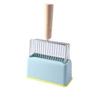 Xanorrg Cats Litter Box Scoops Pour Out Cats Scooper Hollow Shovel Cleaning Tool Pet Cleaner Litter Scoops With Holder