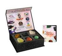 Xanorrg Crystal Heal Stone Set 6Pcs For Meditations And Chakras Balancing For Enhancing Positive Energy For Women Birthday Gift Mindfulness Meditations Set