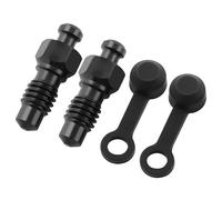 Xanorrg Disc Brake Exhaust Bolts Motorcycle Caliper Bleed Screw With Caps Bleeding Bleed Nipple Enduring Disc Caliper Exhaust