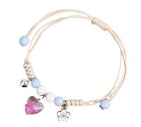 Xanorrg Elegant Floral Friendship Charm Comfortable Woven Friendship Bracelets With Unique Dried Flower Designs Adjustable Wristbands