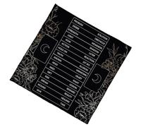 Xanorrg Elegant Velvets Tablecloth Portables Divination Mats With Mystical Artwork For Spiritual Meditations And Home Decoration Velvets Divination Table Cover