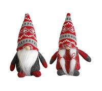 Xanorrg Holiday Gnomes Window Decoration Plushie Dwarfs Christmas Table Top Figurines Toy Set Rudolph Toy Decoration