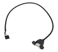 Xanorrg Internal USB Motherboard Header Cable For Projects And Electronic Prototyping Great For Lab Applications 19.6in Motherboards Header Cable