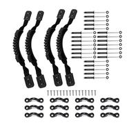 Xanorrg Kayak Handle Side Mount Carry Grab Moulded Carrying Set Webbing Replacements Set Kayak Canoes Handle Replacements