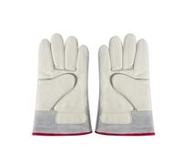 Xanorrg Leather Cryogenic Gloves With Not Slip Grip Liquid Resistant Glove For Extreme Cold Defense Up To 260°C Cold Resistant Protective Gear.