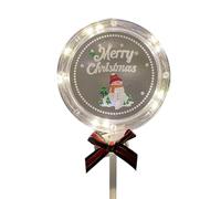 Xanorrg LED Cake Decoration Gift Box Acrylic Decorative Lamp Cake Decorating For Wedding Teachers' Day Birthday Party Acrylic Decorative Lamp