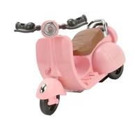 Xanorrg Lovely Rose Electric Toy Vehicle With Sound Color Scheme Small Infant Safe Toy Gatherers Musical Pet Motorbike With Radiances