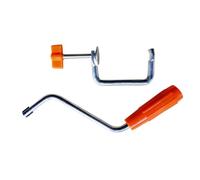 Xanorrg Manual Noodles Press Pastas Making Machine Handle And Holding Clip Set For Secure Attachments And Comfortable Rotating Pastas Maker Handle With Fixing Clip