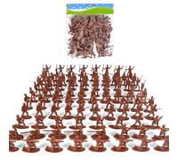 Xanorrg Model Soldier Figure 100pcs/Bag Combat Soldiers Figure Battle Game Toy For Boys Men Collectible Model Figurine Educational Teaching