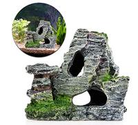 Xanorrg Mountain View Decor Rockery Landscape Rock Stone Cave Shelter Small Sized Ornament Fish For Tank Decorations Aquarium Decor