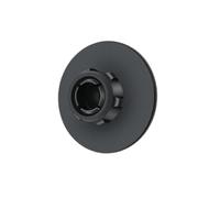 Xanorrg Multiple Scene Phone Mount Aluminum Alloy Base 17mm Ball Head Adapter For Car Windshield Dashboard Holder Antislip Car Mount