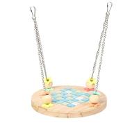 Xanorrg Pet Bird Cooling Hammock Wood Swing Bed With Heat Dissipation Plate For Hamsters And Parrot Small Animal Bed