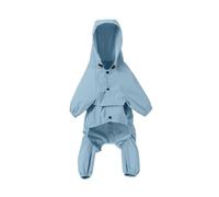 Xanorrg Practical Dogs Rain Coat Waterproof Cover Reflective Strips Outdoor Coat For Small Pet Multiple Size For Yard Head