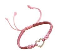 Xanorrg Practical Lovely Woven Bracelets Fashion Accessory for Women with Hollow Heart Designs for Daily and Party Wear Heart Designs