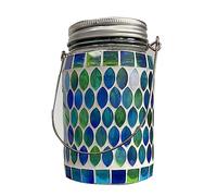 Xanorrg Solar Garden Light Waterproof Mosaic-Design Lamps Outdoor Court Buried Grass Lamp for Yard Street Decorations Light