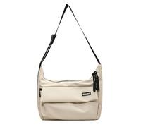 Xanorrg Spacious Unisex Crossbody Bag Japanese College Student Shoulder With Adjustable Strap For Work And Travel Zippered Crossbody