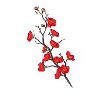 Xanorrg Spring Plum Blossom Bouquet Branch Silk Flower Artificial Flowers For Wedding Home Office Party Hotel Yard Decoration Silk Flower Arrangements