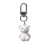 Xanorrg Trendy Resin Bear Keychain Sophisticated Little Holder Chains Individualized Animal Pendant Charm Fashionable Charm