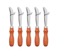 Xanorrg Wood Handle Leather Edging Creaser Tool Adjustable Skiving Working For Craft 0.5mm 1.2mm 1.5mm Leathercraft