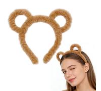 Xanthelle Bear Ears, Squirrel Ears & Bear Ears Headband, Teddy Ears for Bear Costume & Halloween Cosplay Accessory