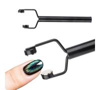 Xanthelle Cat Eye Magnet, 3 in 1 Nail Magnet Tool for Cat Eye UV Gel Nails, Nail Design Nail Art Accessories, Y-shaped Double-headed Stainless Steel Magnet