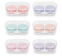 Xanthelle Contact Lens Case, Set of 6 Portable Cases for Travel & Daily Use, Protective Case for Soft Lenses Storage