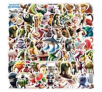 Xanthelle Meme Sticker, 100 Funny Anime Graffiti Stickers, Cute Vinyl Supernatural Sticker Set, Adult Sticker Pack for Laptop, Skateboard & DIY