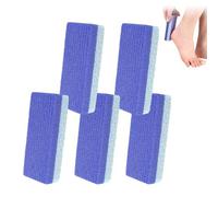 Xanthelle Pumice Stone, Pack of 5 Foot Care Callus Removers, Foot Scrubbers, Exfoliating Sponges