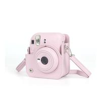 Xaocaige for Fujifilm Polaroid Mini12 Camera Bag Storage Foreskin Cover with Shoulder Strap (Pink)
