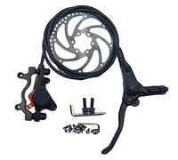 XaoJns 1set Dual-Piston Hydraulic Disc Brake Set for Mountain Bikes - Left Rear 1400mm Aluminum Alloy(Type B)