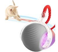 Xaoqin Smart Moving Cat Ball Toy - 360° Interactive Cat Toy for Indoor Cats, Upgraded Automatic Kitten & Adult Cat Toys - Gift for Cats (Grey)
