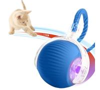 Xaoqin Smart Moving Cat Ball Toy - 360° Interactive Cat Toy for Indoor Cats, Upgraded Automatic Kitten & Adult Cat Toys - Gift for Cats (1 Blue)