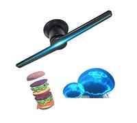 XAoSCd 3D Hologram Fan, Naked-eye Holographic 3D Projector 3D Hologram Projector Advertising Display Trade Show LED Display Fan, Holographic Fan Spinner,