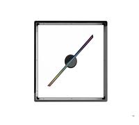 XAoSCd 42 Cm Fan And 45CM Cover 3D Fan Hologram Projector Remote Advertising Display Led Sign Holographic Lamp Projector Waterproof for Exhibitions, Shopping Malls, Cinemas, Air,P45 set Gray