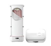 XAoSCd Automatic Clothes Steamer Automatic Clothes Drying Machines, Electric Folding Clothes Dryer, Portable Steam Drying Smart Machine, Wireless Vertical Steam Iron, 360° Circulating Heating, One-