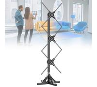 XAoSCd Rotating Hologram Projection Machine 1x3,for Urban Transportation, Hospitals,3D Splicing Type Holographic Animation Video Projector 624 LED Beads,