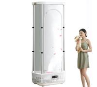 XAoSCd Vertical Steam Iron Automatic Wireless Electric Folding Clothes Dryer, Portable Household Laundry Dryer Machine, Small Clothing Care Dryer With Remote Control, Easy To Use, For Clothes & Fab