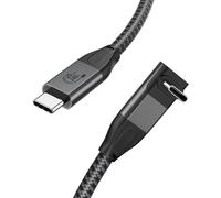 XAOSUN 240W USB C Cable 1M,20Gbps USB3.2 Gen 2x2 Data Cable Right Angle,4K@60Hz Type C to C Video Cable Fast Charge for iPhone 16 Pro/Pro Max,MacBook Pro,Galaxy S24 S23 Ultra,iPad Pro/Air,Monitor,Hub