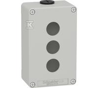 XAPD2203 Gray 3-Hole Control Station Enclosure