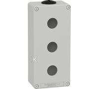 XAPD3203 Gray Controller Enclosure, 3-Hole